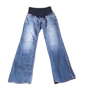 LIZ Lange Belly Band Jeans Maternity Size 2